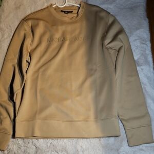 Michael Kors Men's Beige Crewneck Sweater